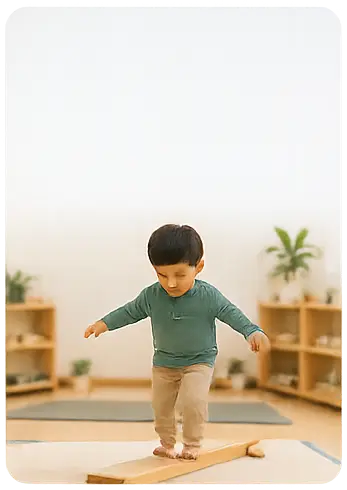 Children enjoying an active hands-on seasonal program